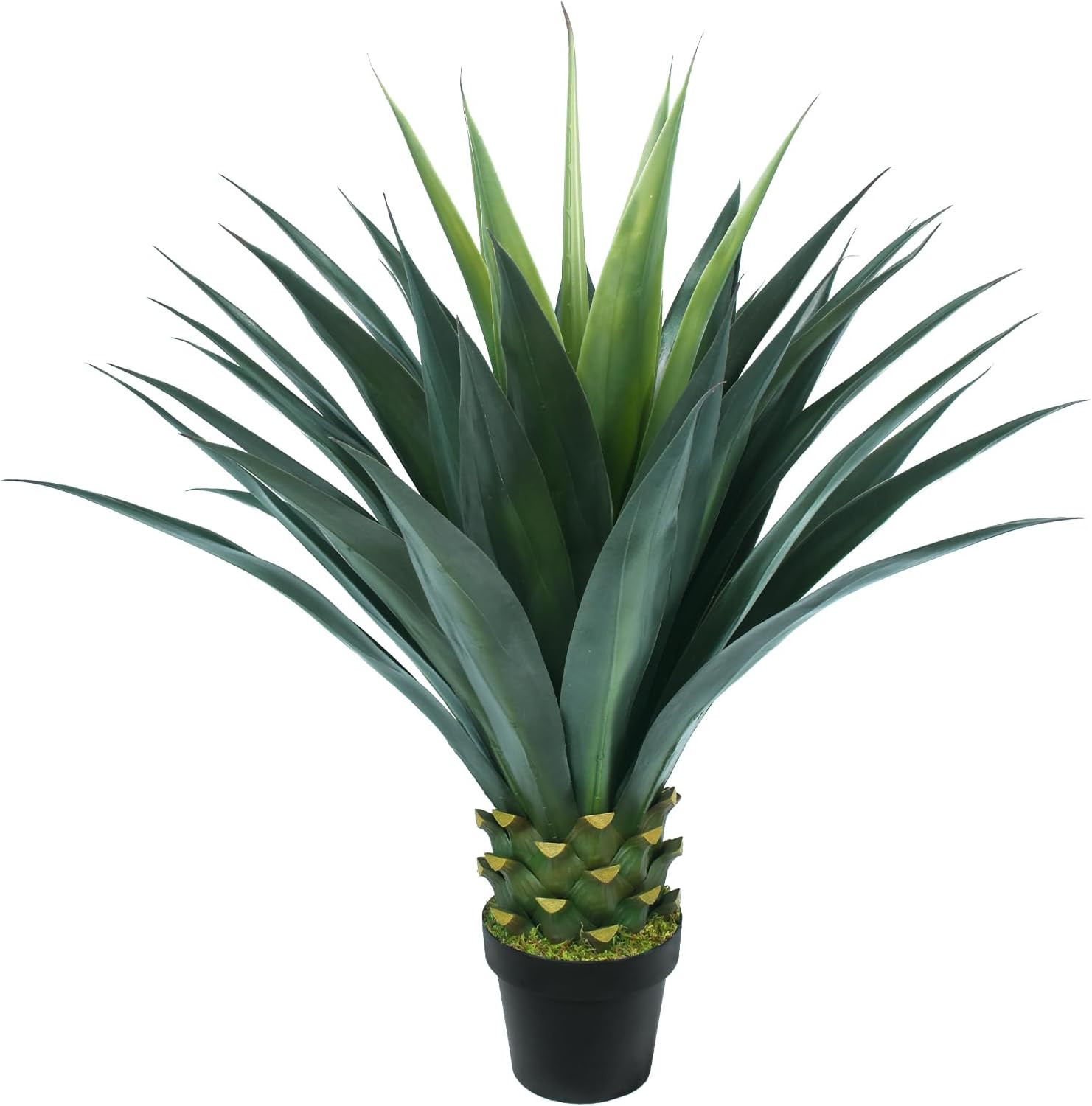 3.5Ft Faux Agave Plant in Black Pot – Perfect for Home, Office & Patio Decor