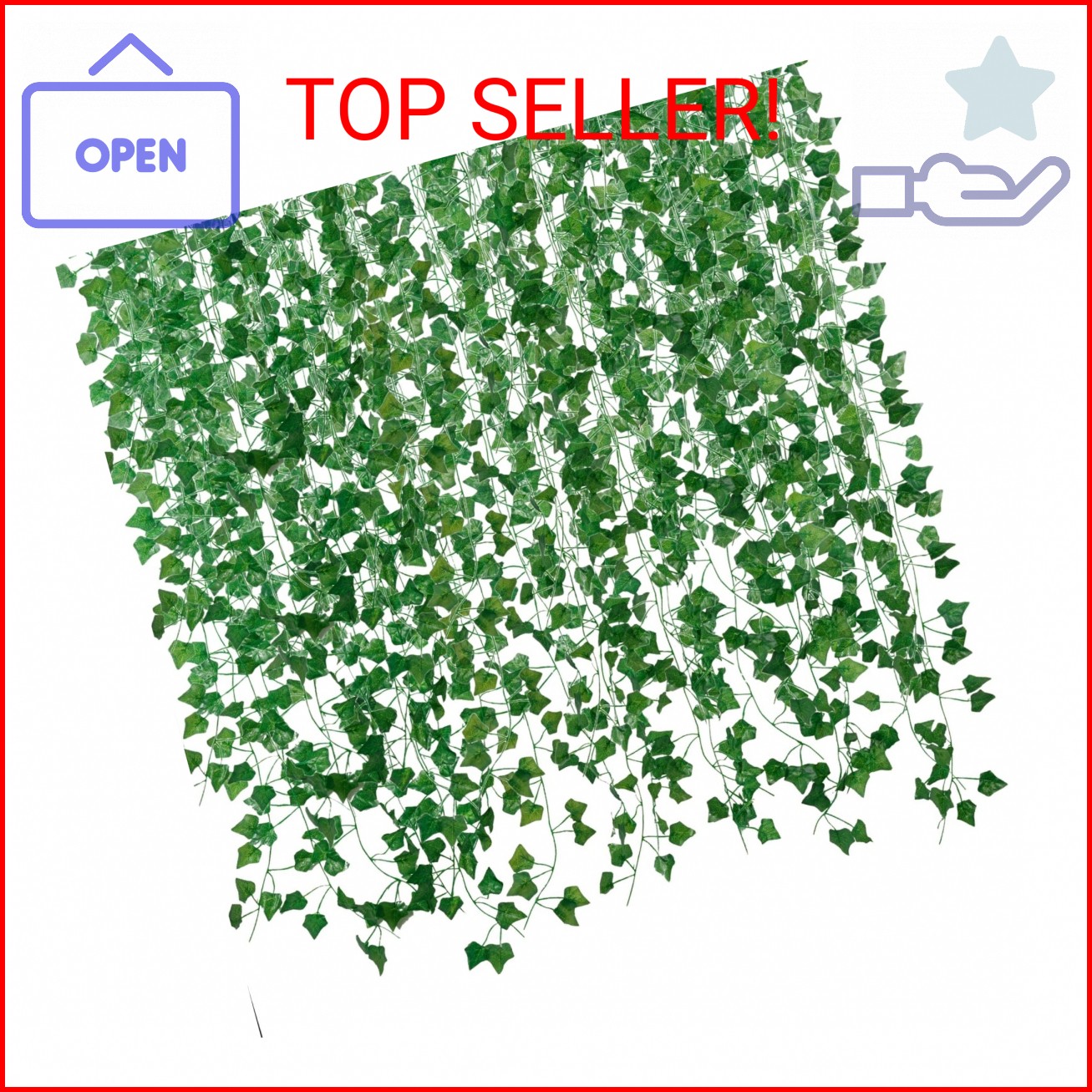 Freyalife Fake Vines for Room Decor(12 Pack 84 Feet) Aesthetic Artificial Plant