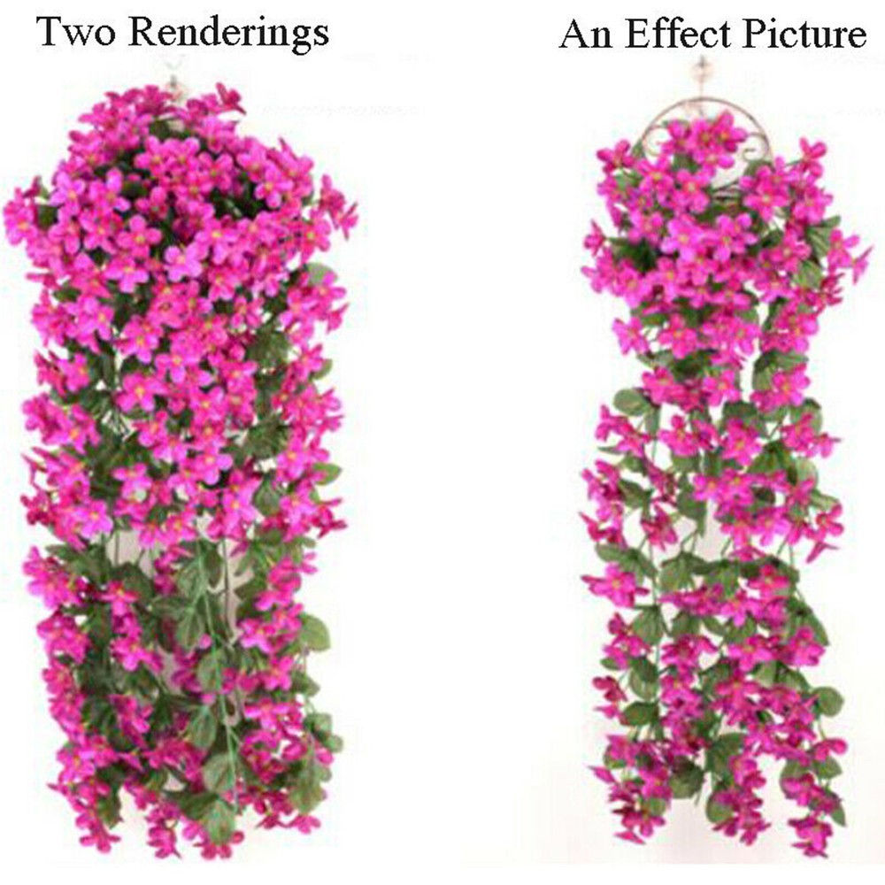 Artifical Fake Flowers Ivy Vine Hanging Garland Plants Wedding Home Indoor Decor