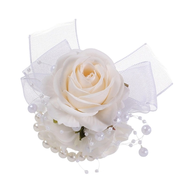 Faux Floral Arrangement Rhinestones Roses For Anniversary Dinner Table