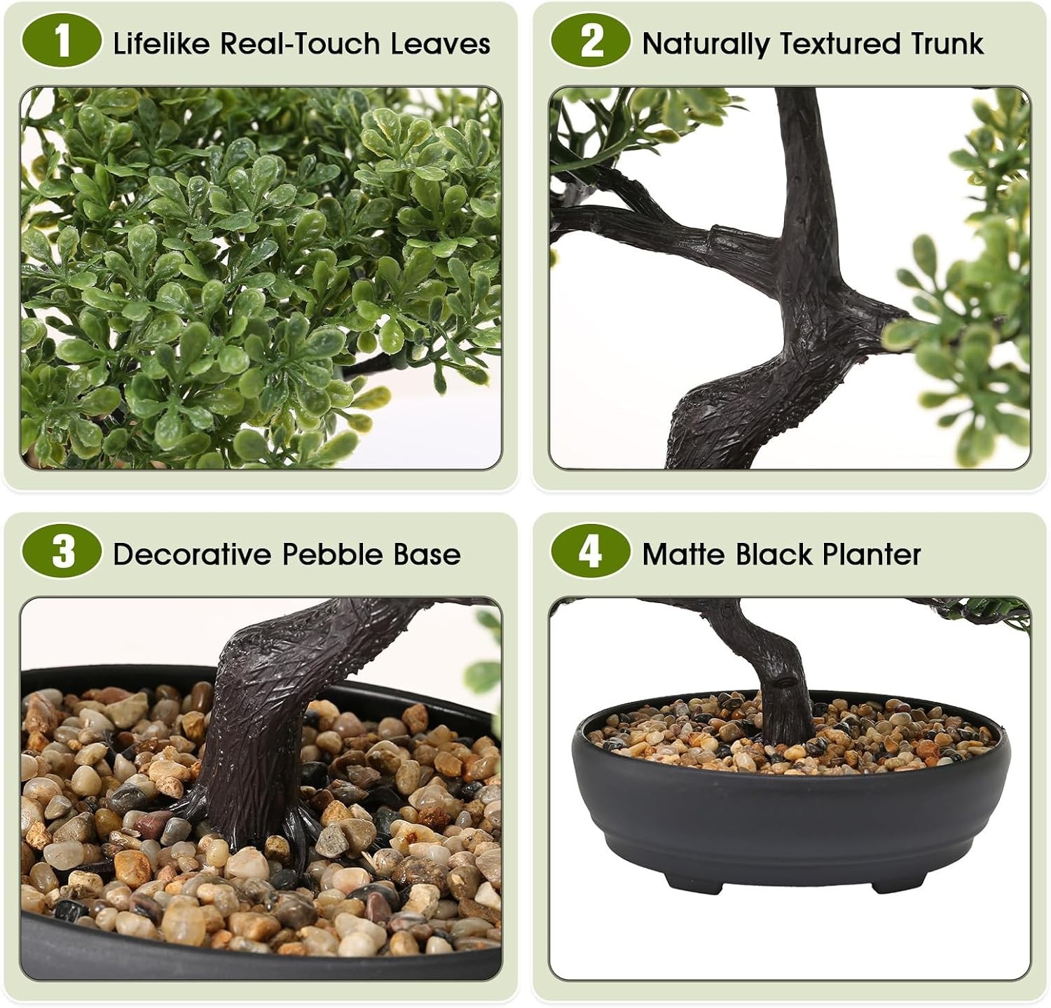 Compact 9.05″ Faux Juniper Bonsai Tree – Maintenance-Free Shelf Accent Piece
