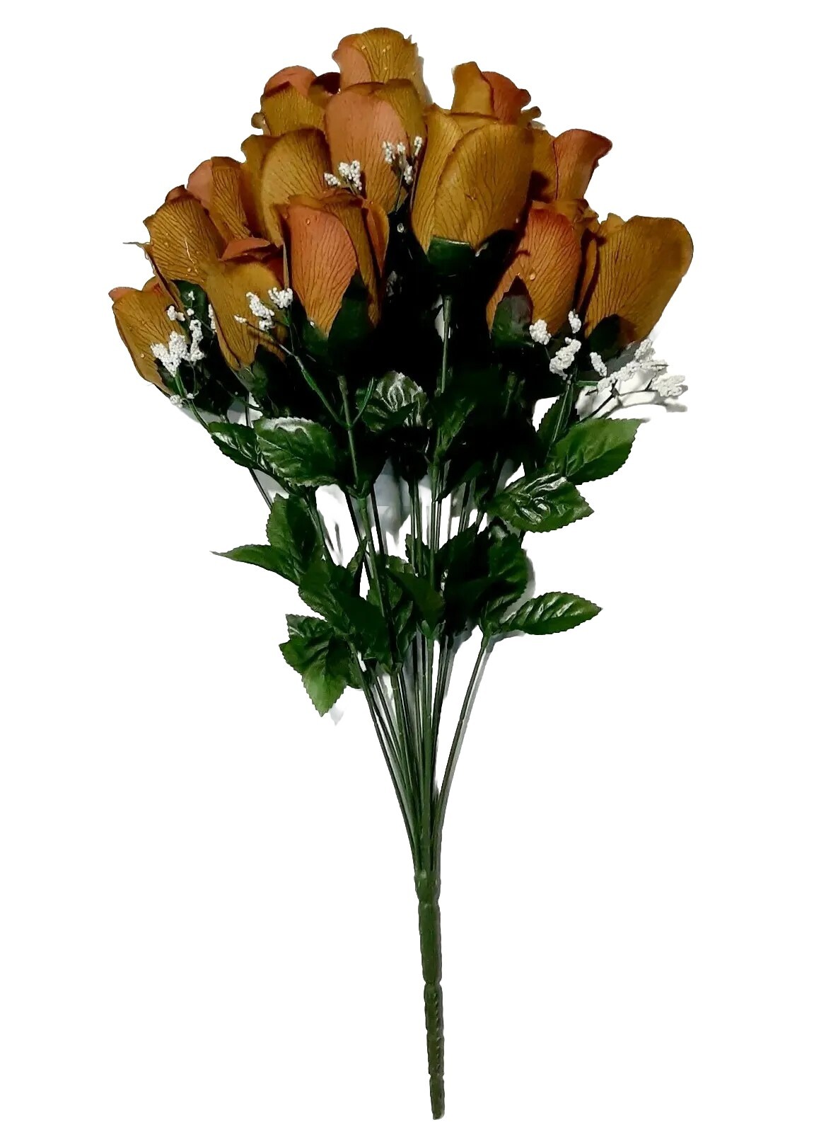 Sage Green 14-Rose 21″ Bush Victorian Microfiber Silk Flower Home Decors Crafts