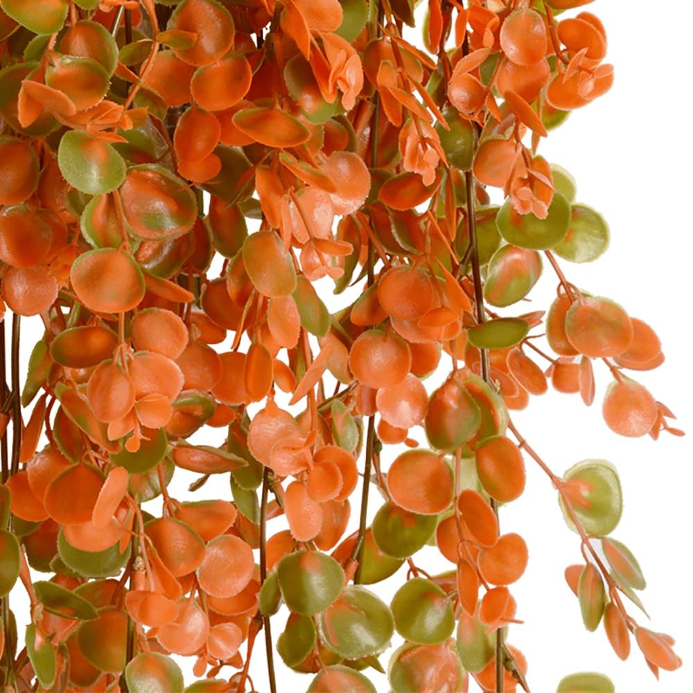 2pcs Artificial Hanging Fall Plants Fake Hanging Plant Faux Eucalyptus Leaf G…
