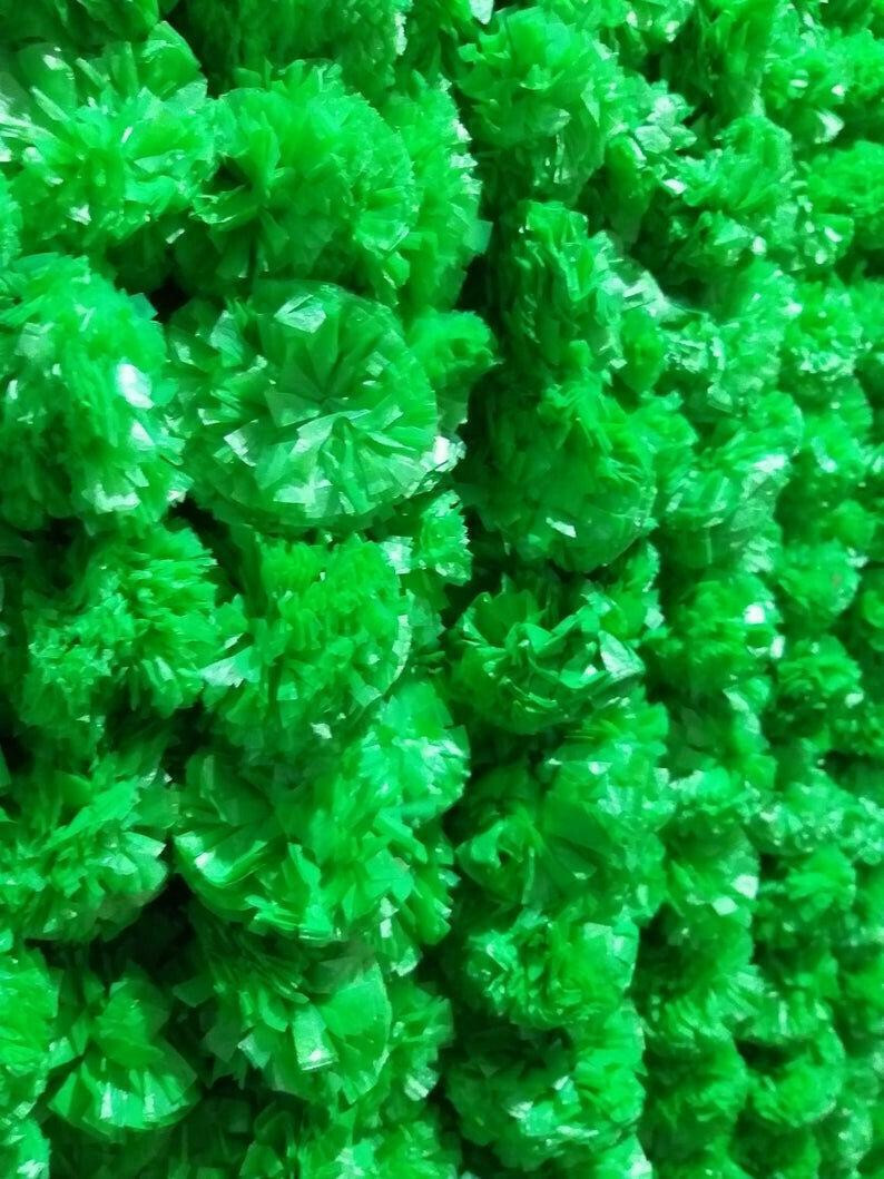 Artificial Marigold Indian Event Wedding 100PC Flower green Garlands Decoration
