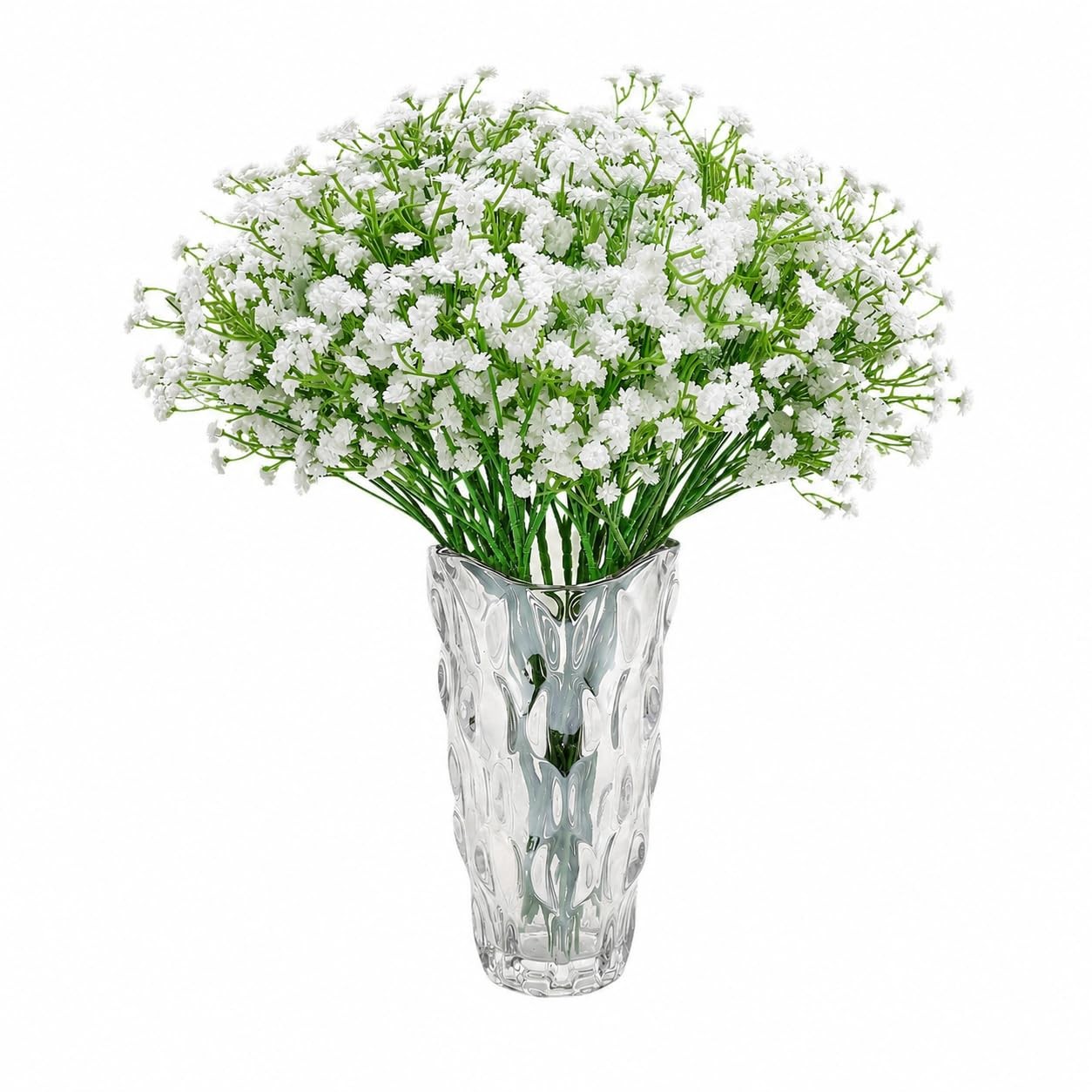 24 PCS 20.5 Inch White Real Touch Artificial Baby Breath Flower Bouquet