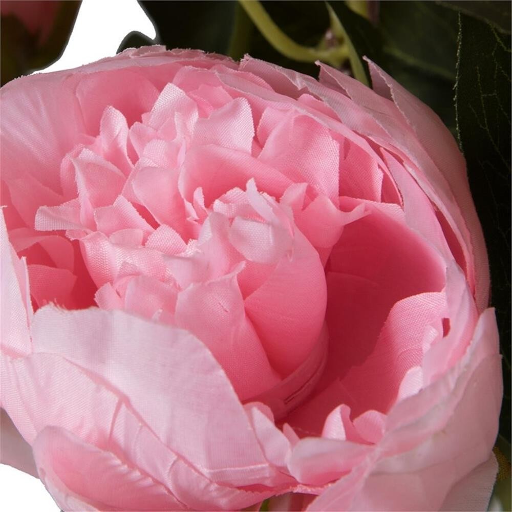 Vickerman 23″ Artificial Brush Pink Peony Spray with 6 Flowers.