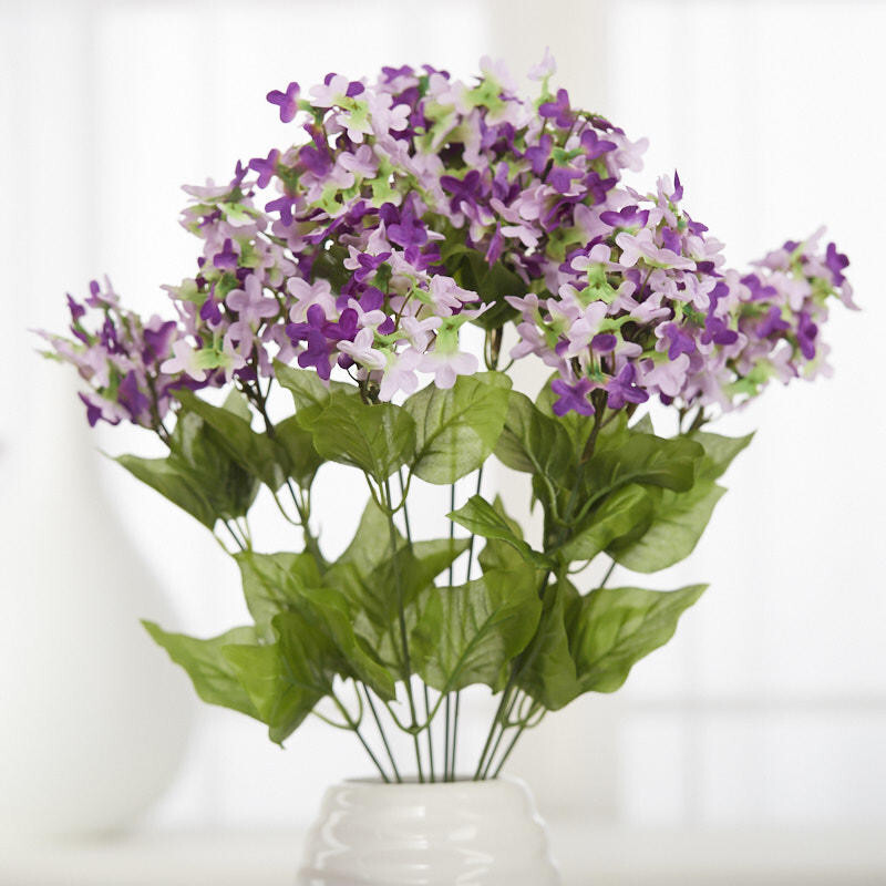 Lavender Artificial Lilac Bush