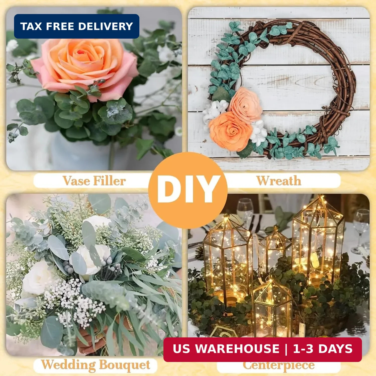 12PCS Dried Eucalyptus for Shower Hanging – 17” Real Large Preserved Eucalyptus