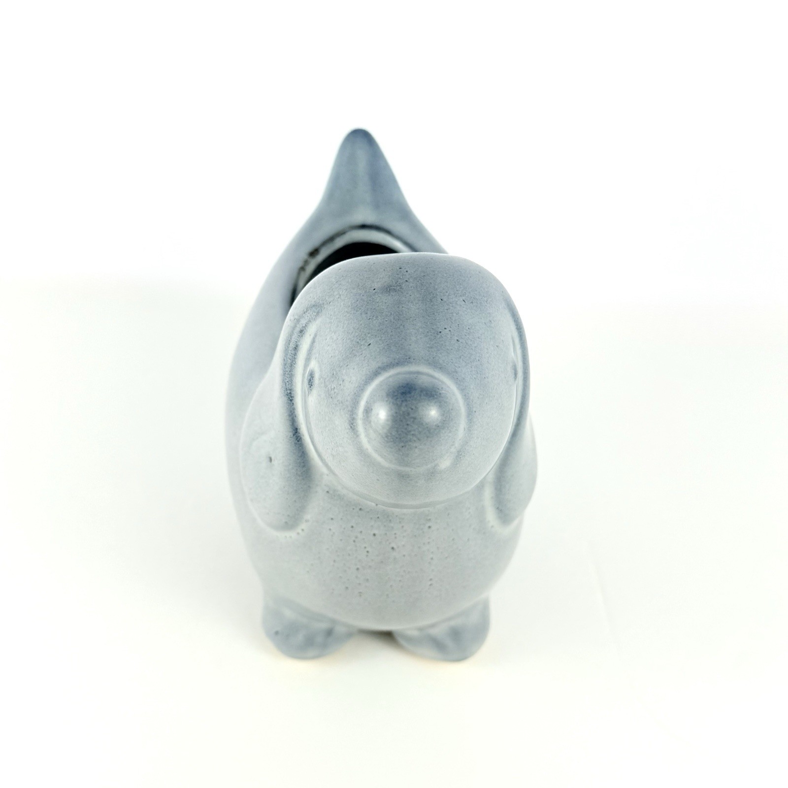 Gray Dog Ceramic Planter – Houseplant – Succulent Indoor Pot – Home Decor. MCM
