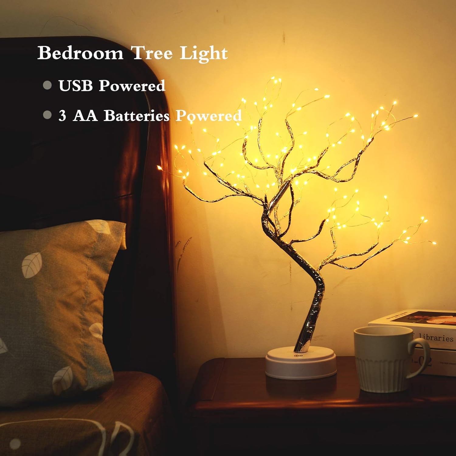 50,8 cm Bonsai Feengeist Baum Licht mit 108LED without Remote, Warmweiß