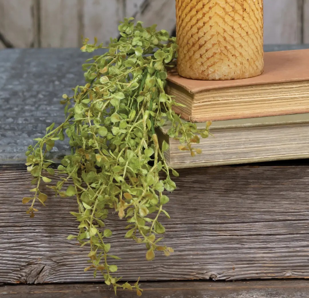 19″ Peppergrass Baby’s Grass Hanging Floral Pick Decor Accent
