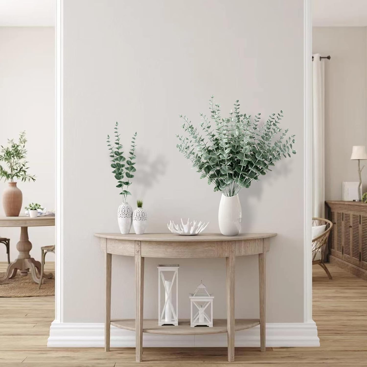 36pcs Artificial Eucalyptus Stems and Leaves for Home Decor
