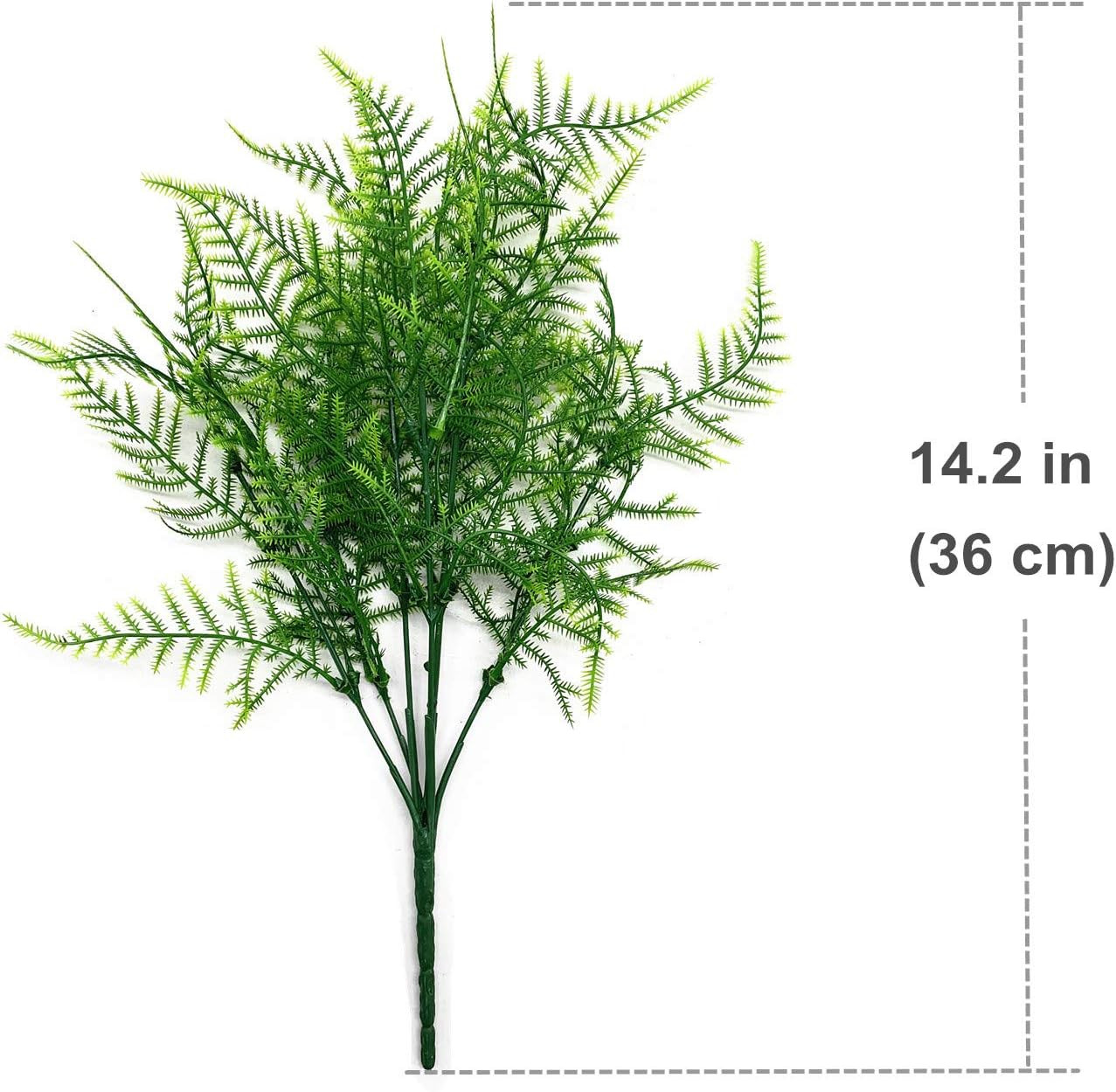 Artificial Plants, Plastic Plants Bushes Fern Grass Shrubs Fake Leaves Wedding H