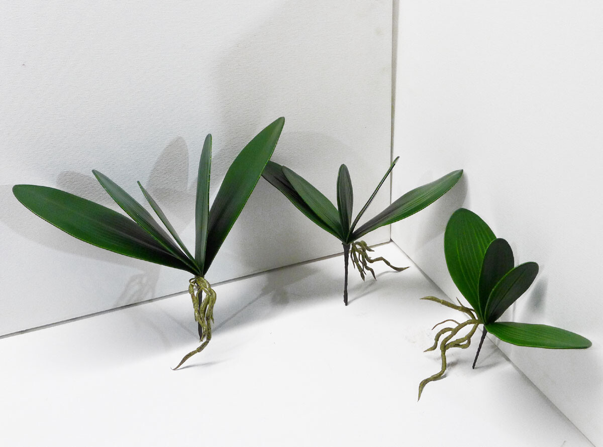Artificial Plants Butterfly Orchid Real touch Leaf Phalaenopsis Grass (3 sizes)